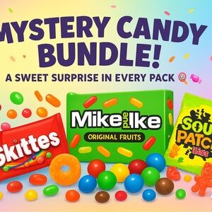 Skittles, Mike and Ike, Sour Patch Kids Candy Bundle